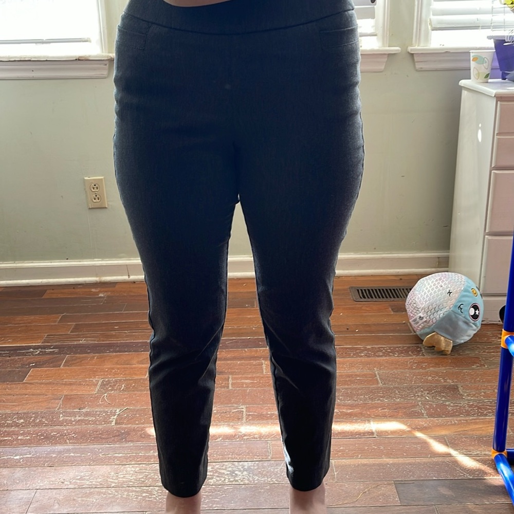 Kim Rogers Petite Gray Business Casual pants/trousers.  Size 4PS